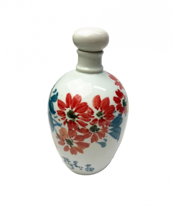青花酒瓶06A