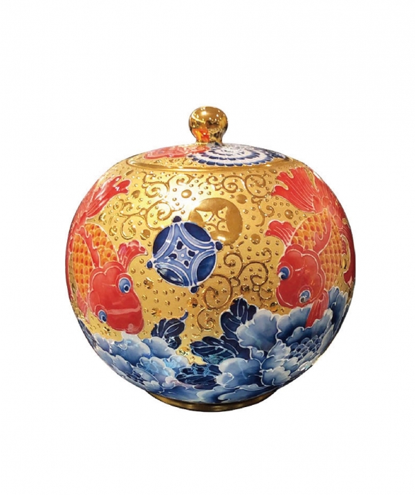 中国美術　乾隆年製　景徳鎮　大皿　黄龍 中国美術 乾隆年製 景徳鎮 大皿 黄龍